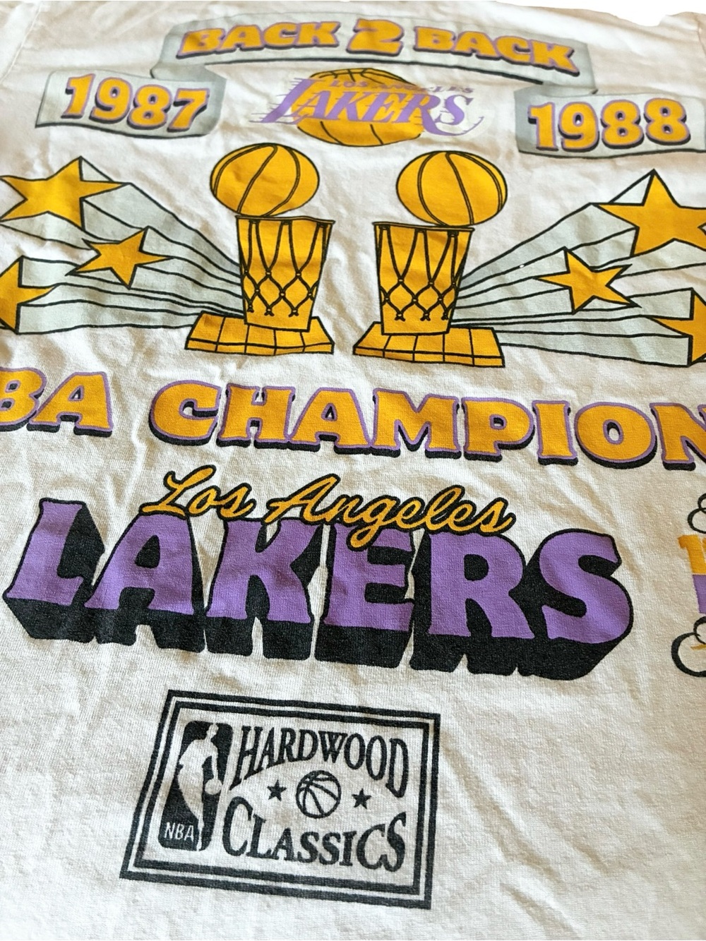 Vintage Style Mitchell &‎ Ness Los Angeles Lakers “Back 2 Back” 1987-1988 NBA - Picture 5 of 6